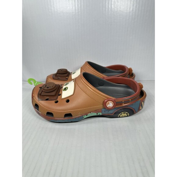 Size 8M/10W Crocs Cars Classic Clog Mater Tow Hook Disney Pixar 209371-0DA NEW - Picture 3 of 7